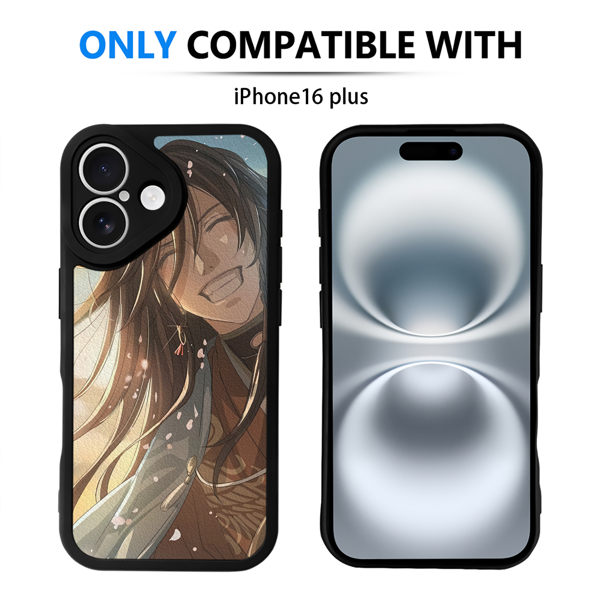 （画像用） 刀剣乱舞 Touken Ranbu 【iPhone 16シリーズ対応】シリコンスマホケース（レザー調） 材質：シリコン